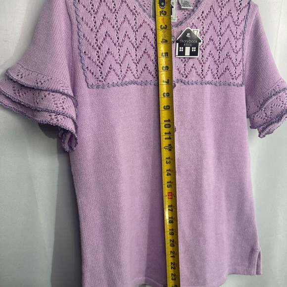 Story book Lavender Knit Button-Up Cardigan brand new size XS - Picture 9 of 9